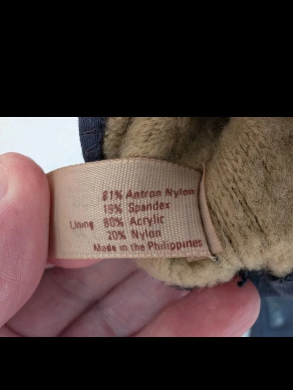 Vintage Isotoner by Aris Women’s Navy Blue Warm-Ups Gloves Fleece Lined One Size